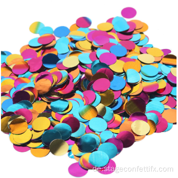 Sprudeln enthüllen rosa /blaue runde Metall -Gewebe